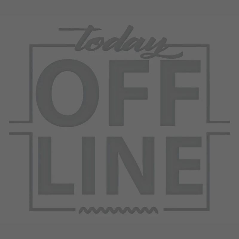 Today Offline Design Statement Saying Minimal
