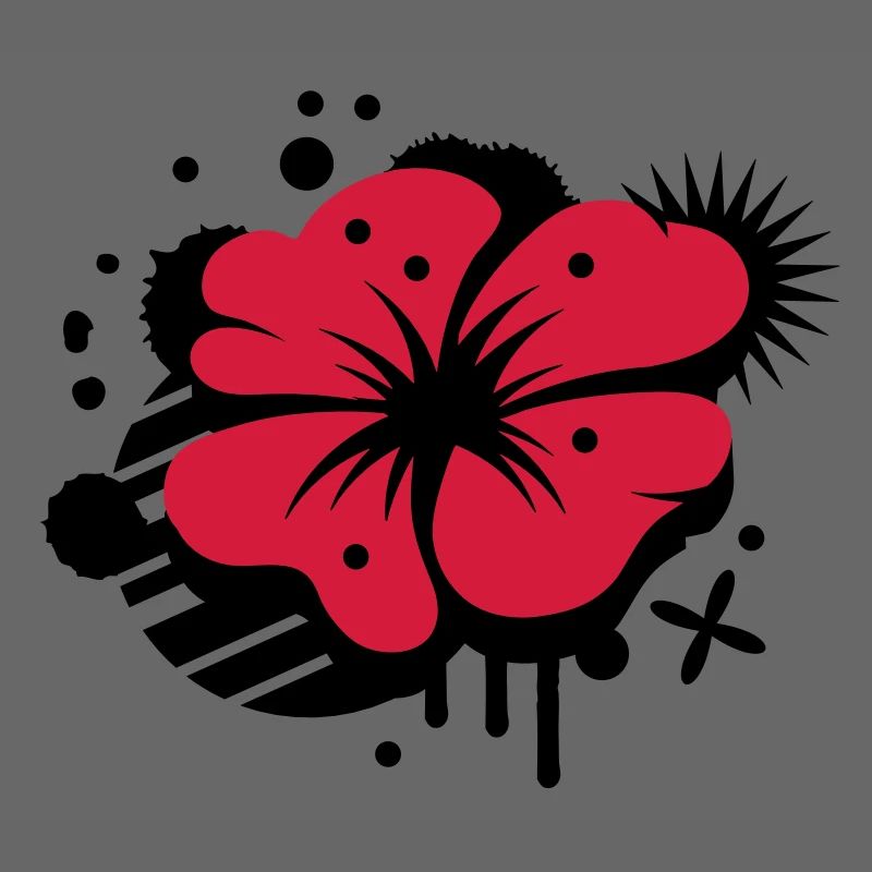 Un coquelicot comme un graffiti