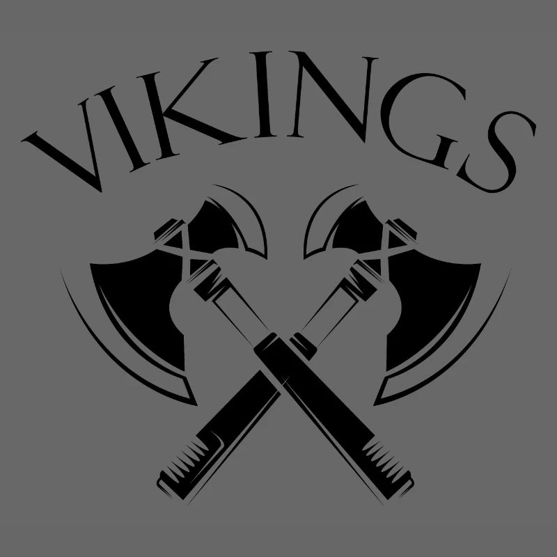 vikings wikinger axt Äxte Nordmann Dänemark Logo