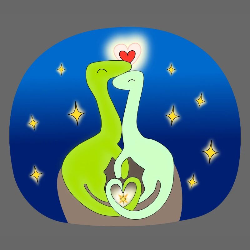 Compsognate in der Liebe