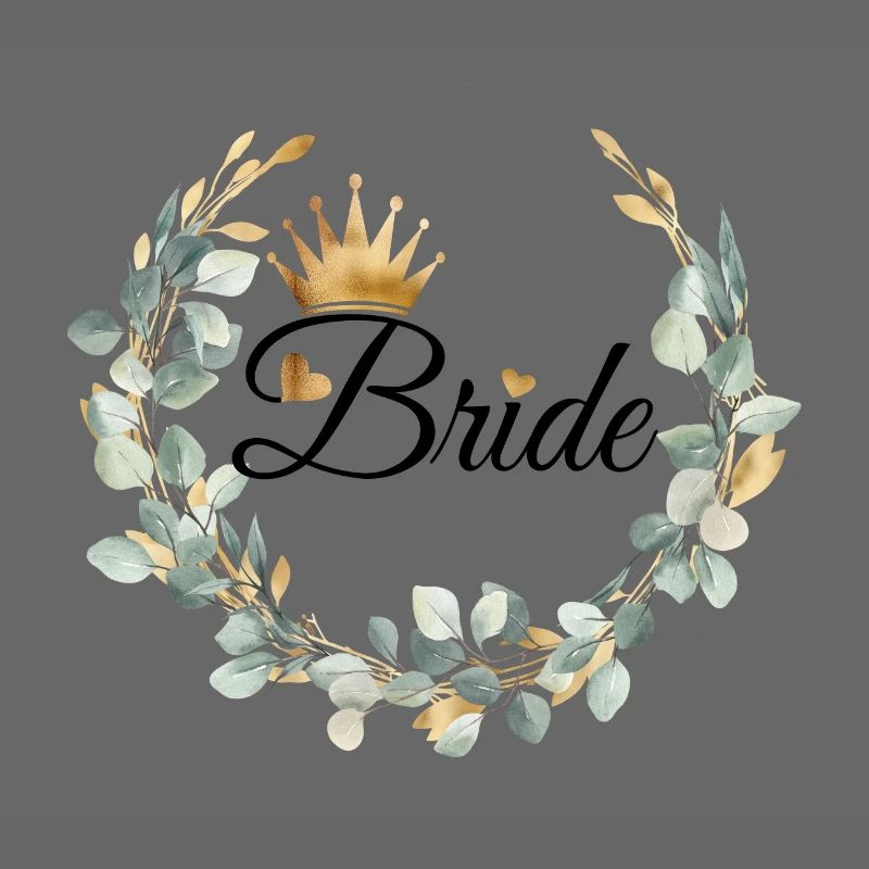 Team Bride! Wreath & crown design, customisable
