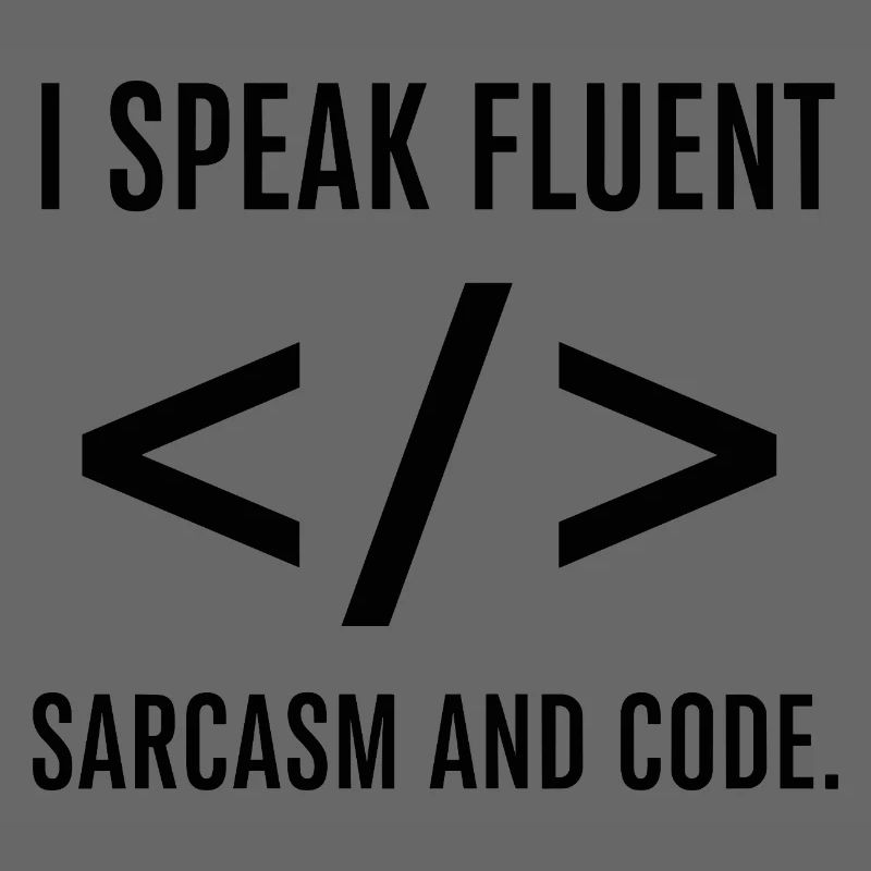 Je parle couramment le code