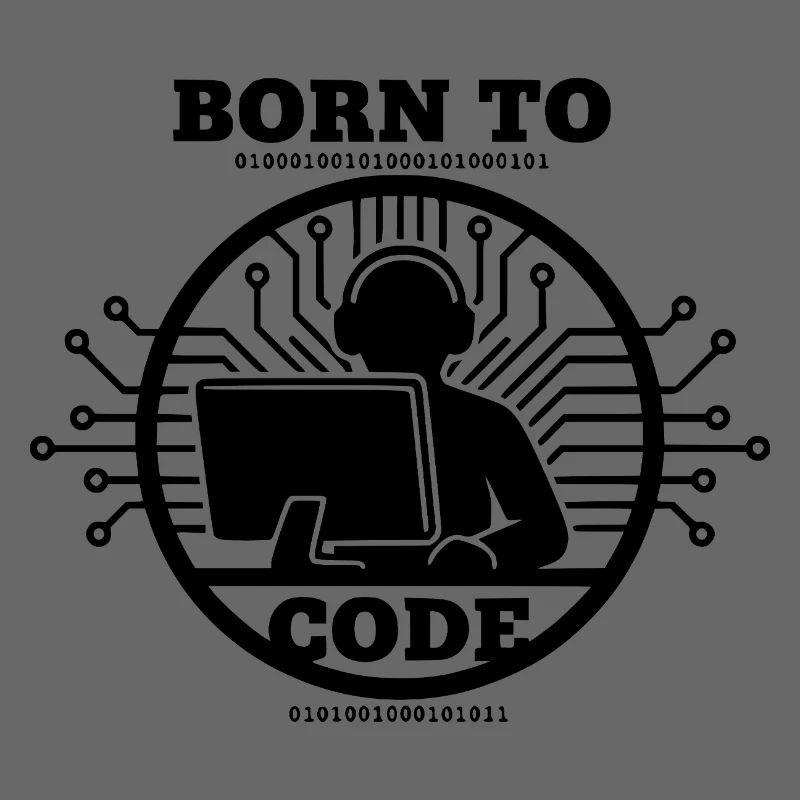 Codeur né pour coder Programmeur