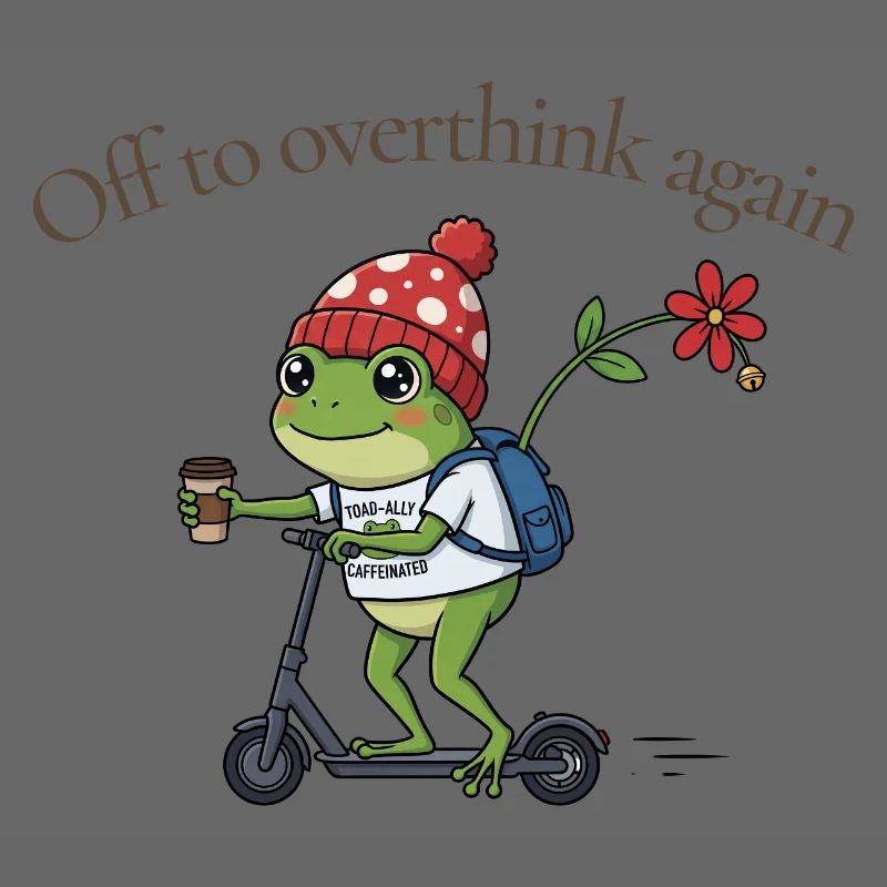 Toad-ally caffeinated Frosch