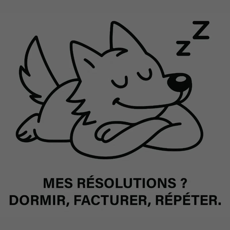Loup Somnolent et Résolutions de Pause