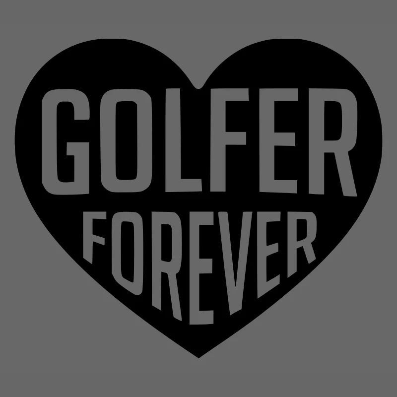 Golf - Golfer Forever Herz