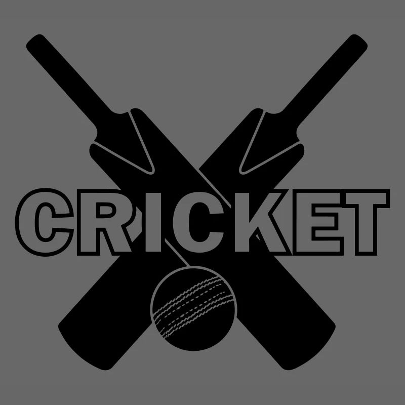 Cricket-Logo mit Text CRICKET