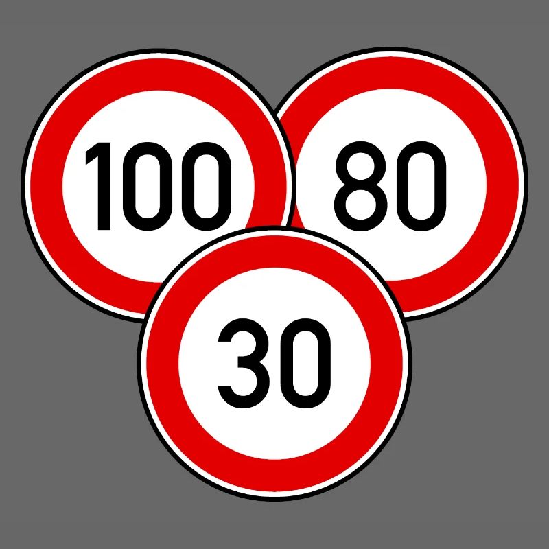 Tempolimit 100 - 80 - 30