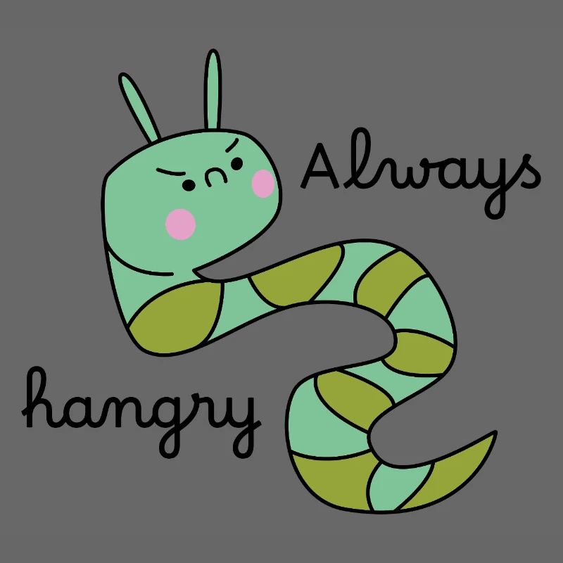 Grumpy Caterpillar – Funny Cartoon Caterpillar