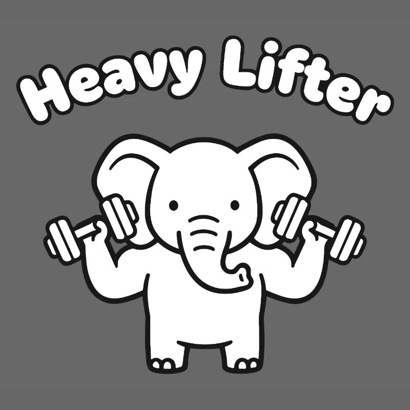 Haltérophile lourd Elephant