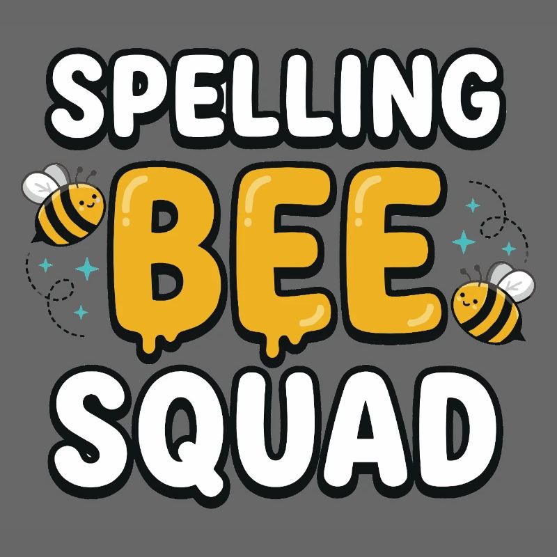Spelling Bee Squad Cute Bee Team