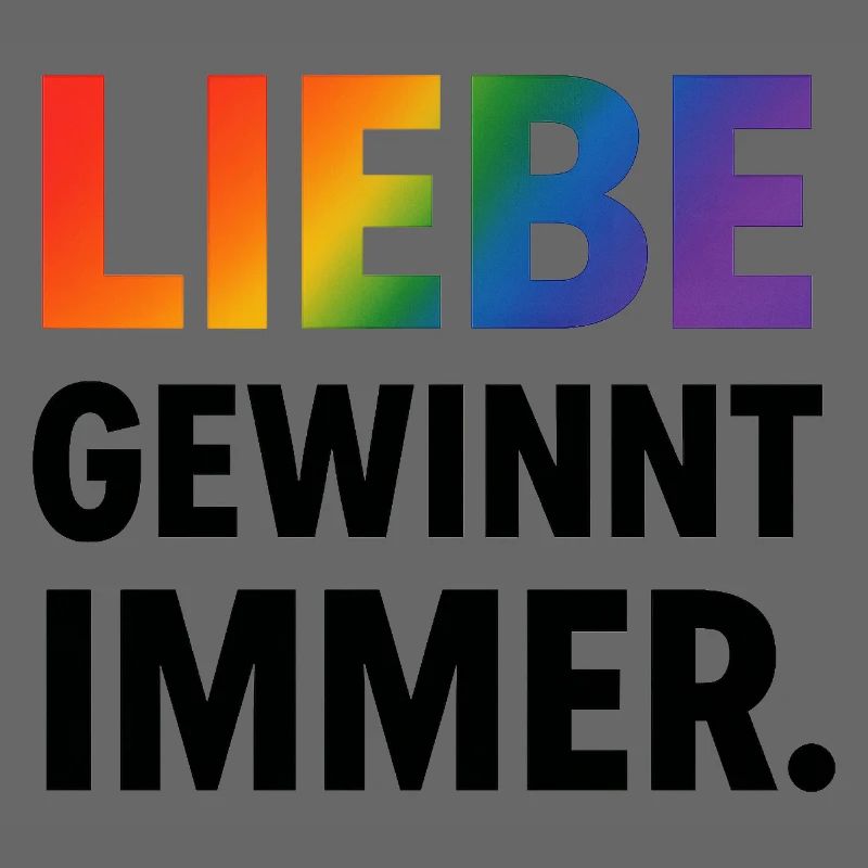 Regenbogen Spruch Liebe Gewinnt Immer