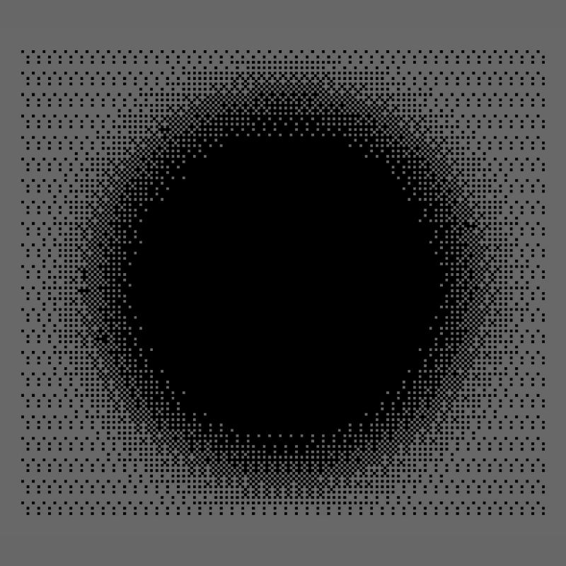 Design des points de soleil noirs
