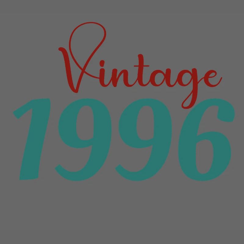 Tee 30 Ans Rétro 70s Né(e) 1996
