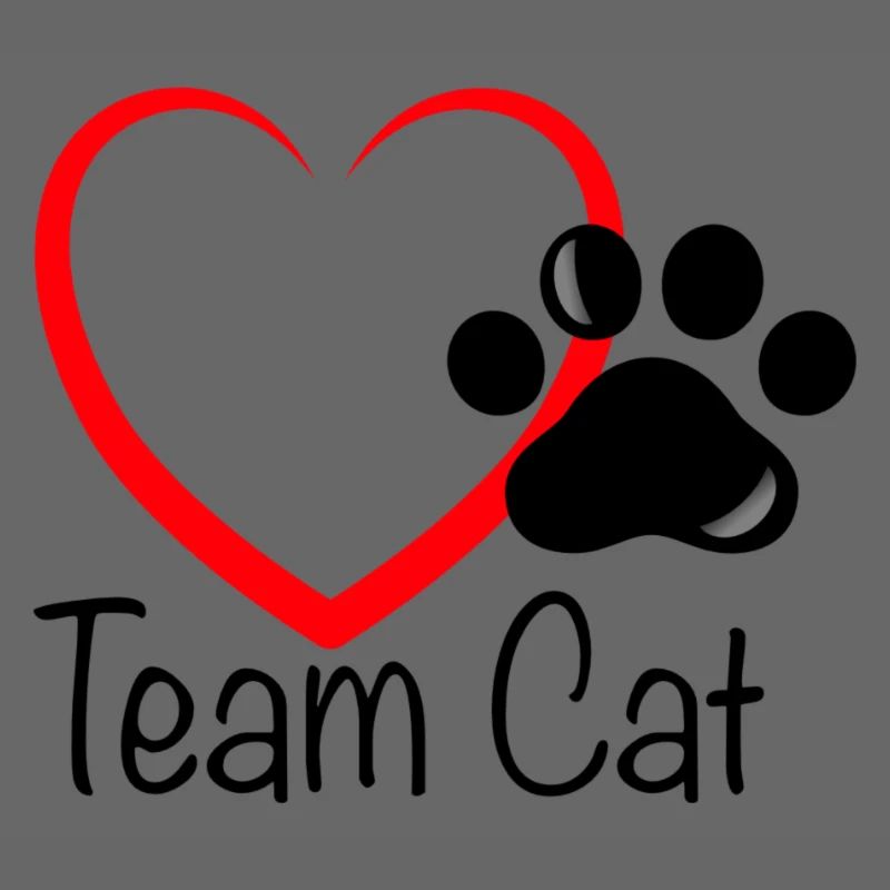 Team Cat mit Herz