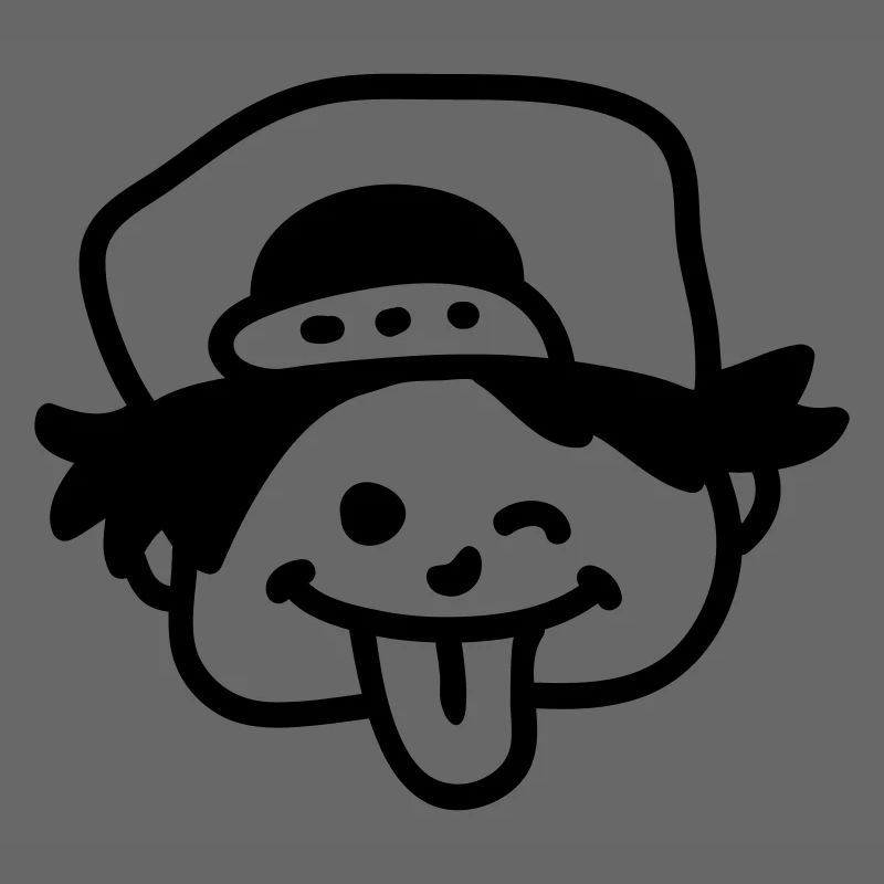 Frecher Junge - line
