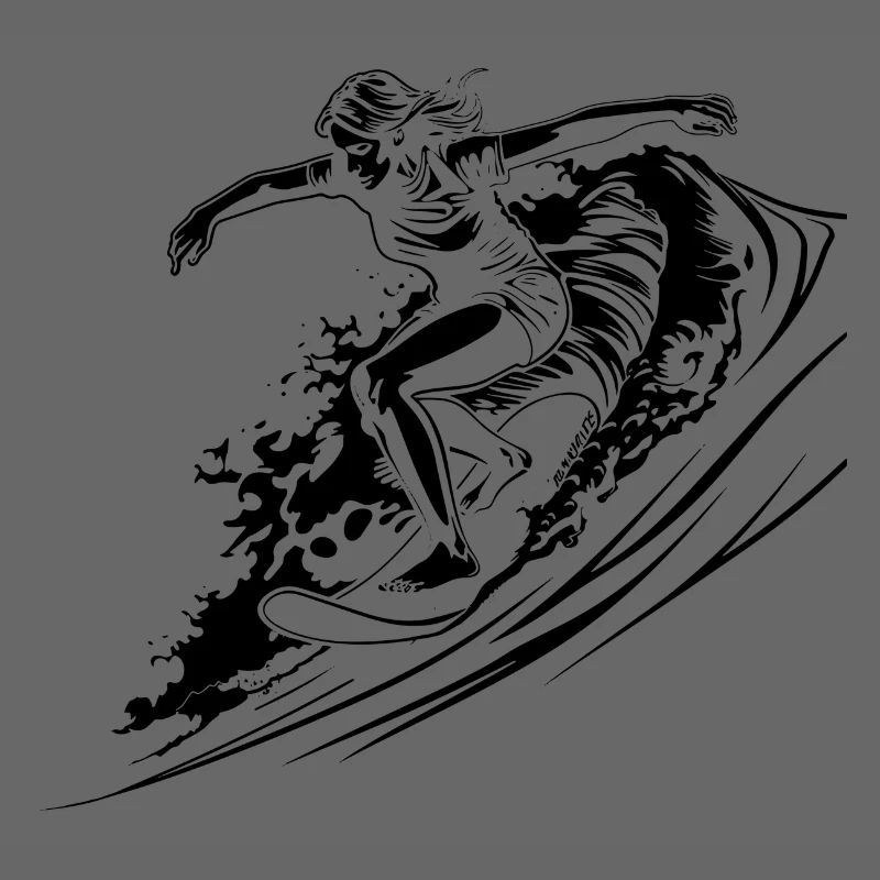 Surfen Mädchen