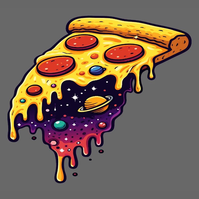 Cosmic pizza slice