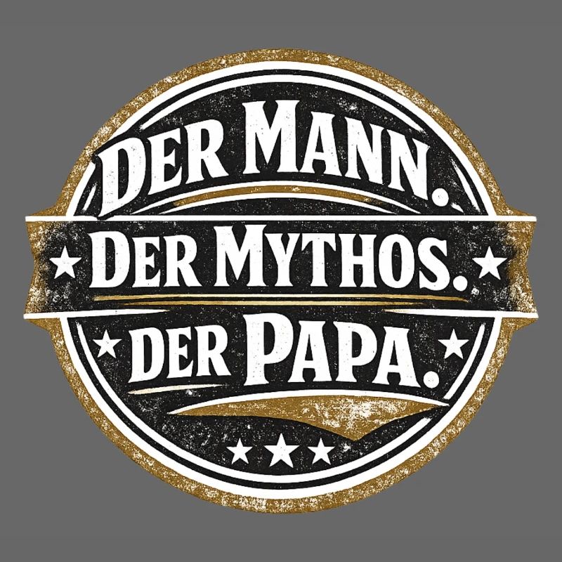 Der Mann Der Mythos Der Papa Geschenk