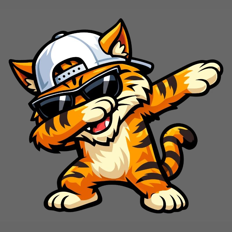 Dabbing Wildcat