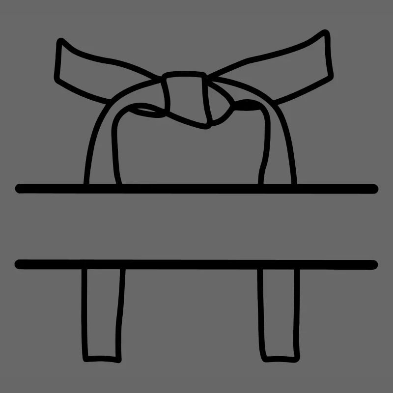 Transparentes Band oder Obi