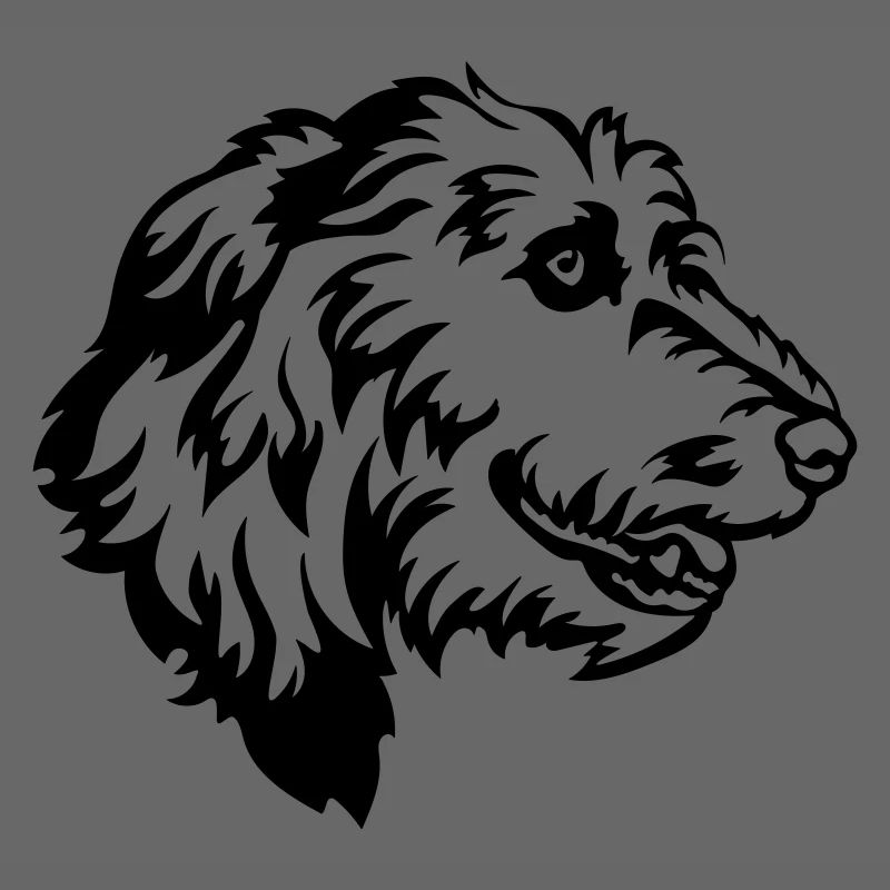 Irish Wolfhound Kopf