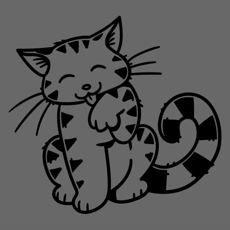 Cartoon Kitten
