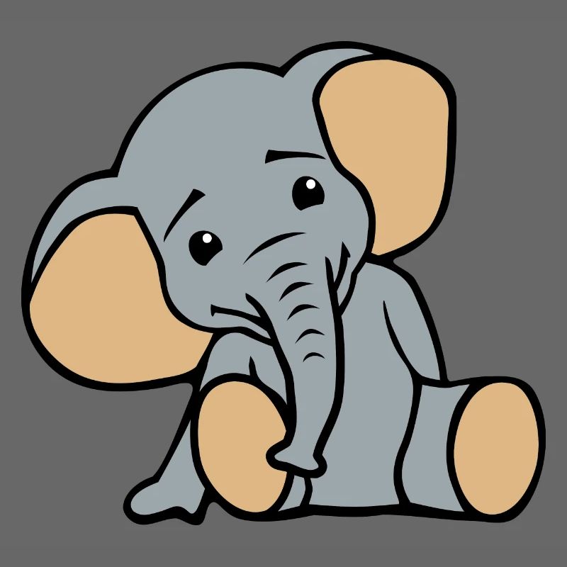 Niedlicher kleiner Elefant