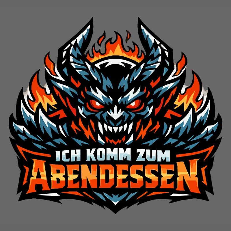 Abendessen Dämonen-Feuer