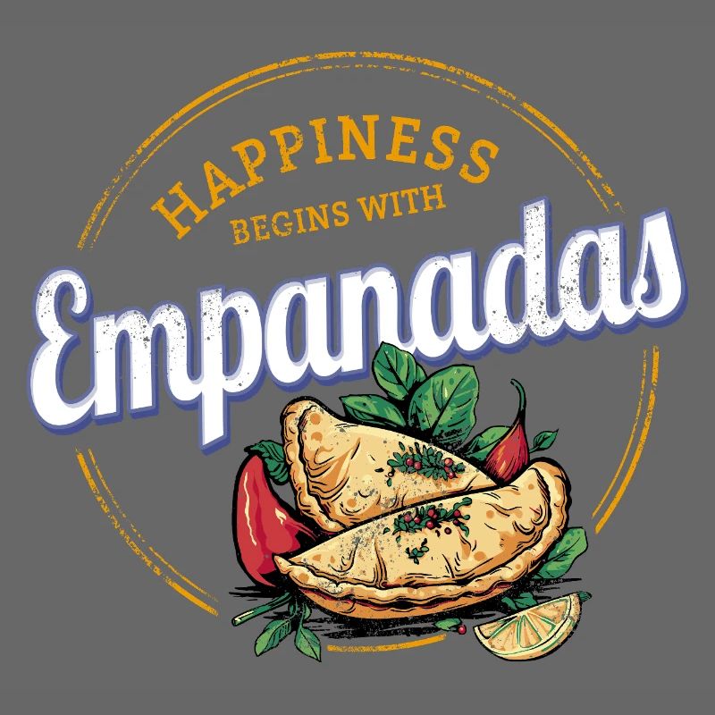 Empanada Snack Vintage Spanien Retro Teigtaschen