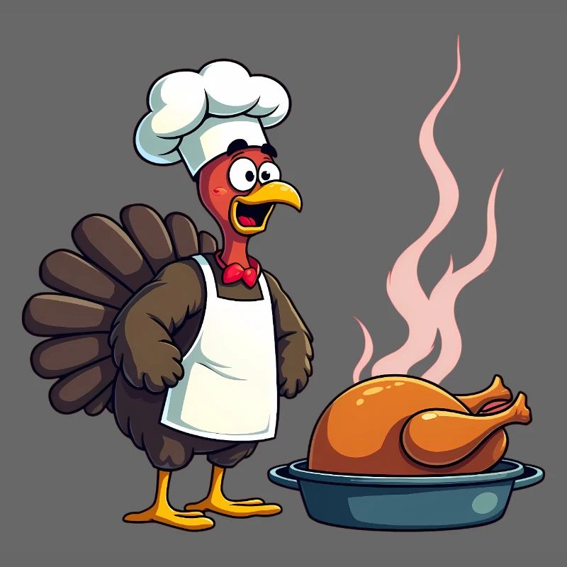 Cuisinier de dinde de Thanksgiving