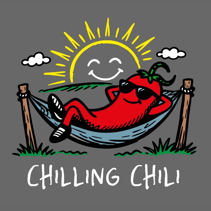 Chili glaçant Jeu de mots drôle Chilli Chilling