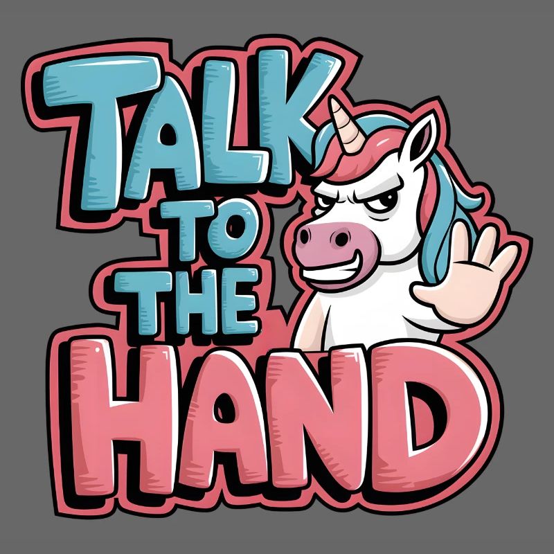 Unicorn Comic - Parle à la Main