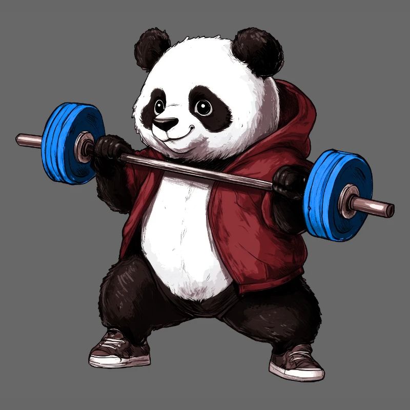 Panda avec barre