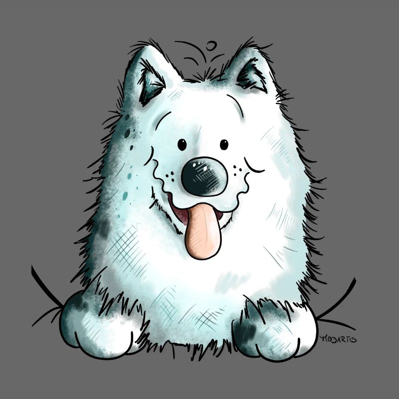 Cute Samoyed Dog