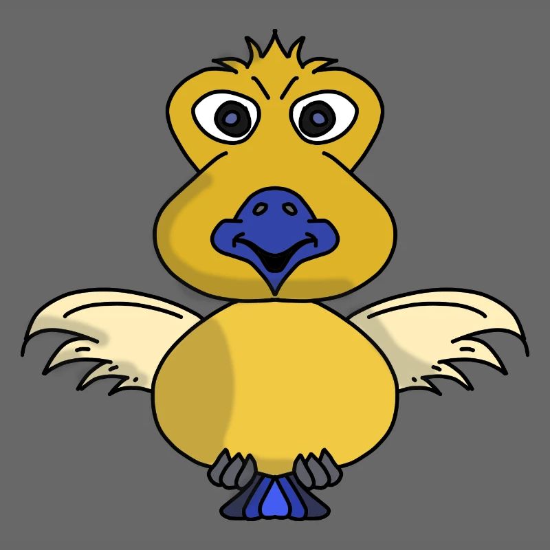 Pipomat the sparrow from the comic book