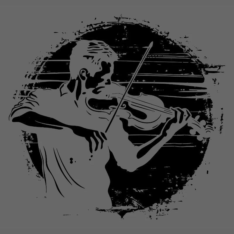 Violinist Drawing