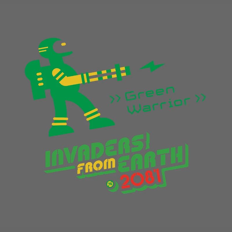 Invaders From Earth 2081 GREEN WARRIOR