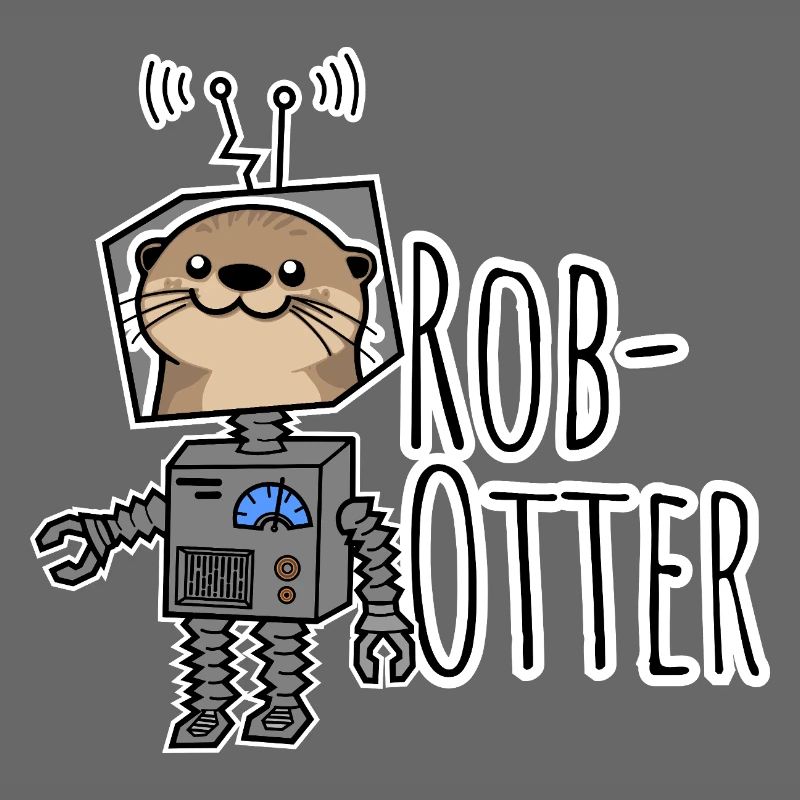 Rob-Otter - Half Otter, Half Robot Pun!