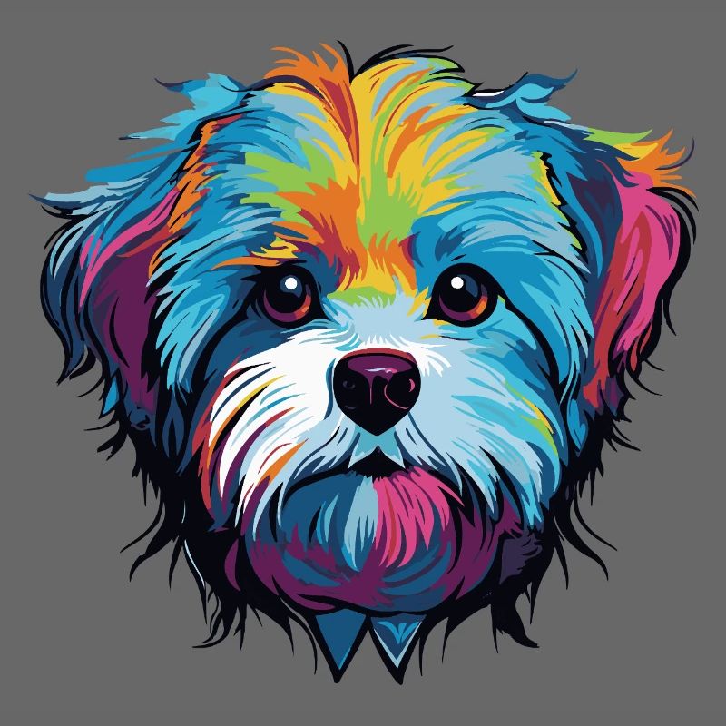 Hund Comic Hundekopf