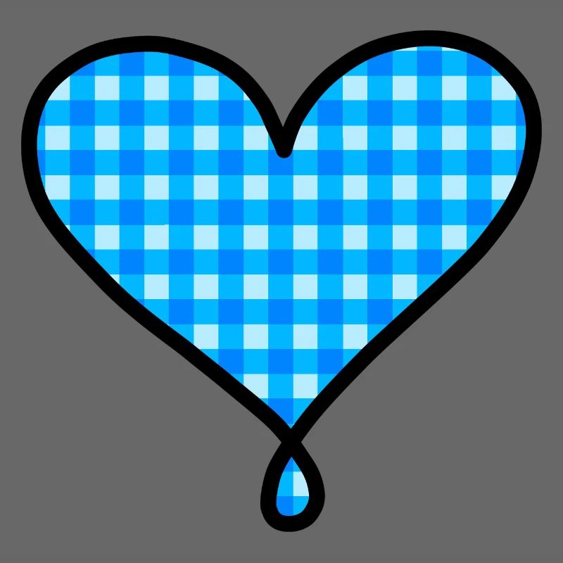 Blaues Herz