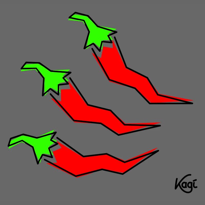 trois pepperonis