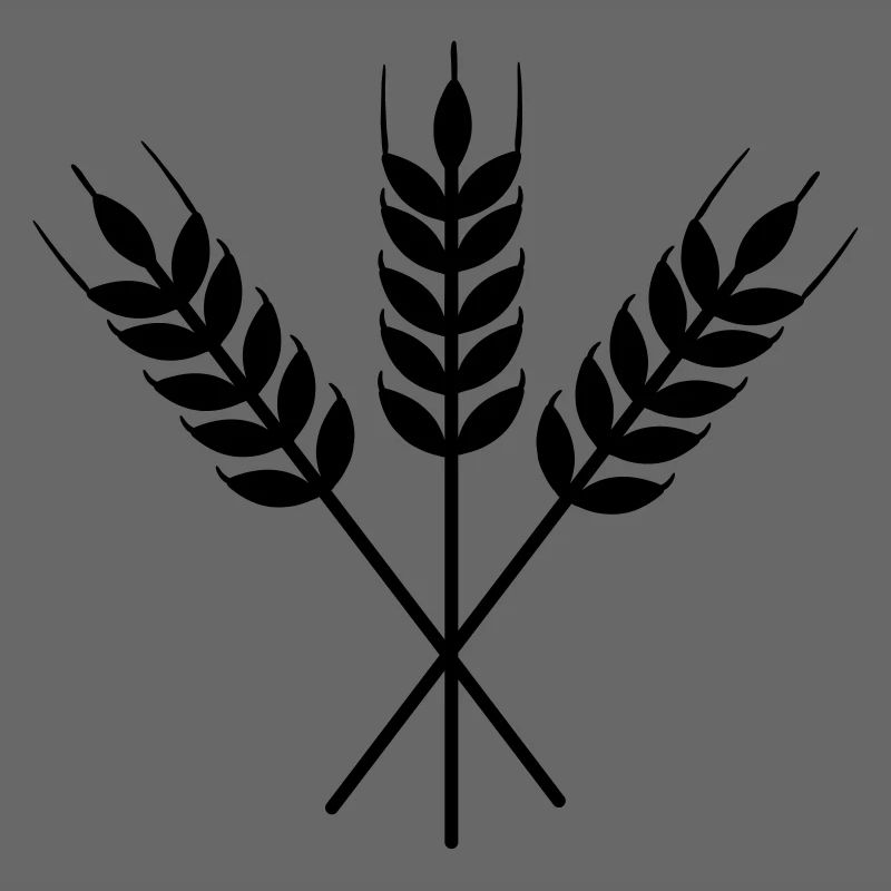 Three grain stalks