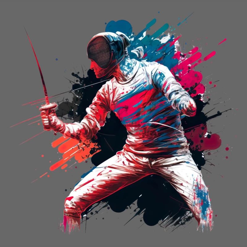 Color Explosive Fencer Graffiti