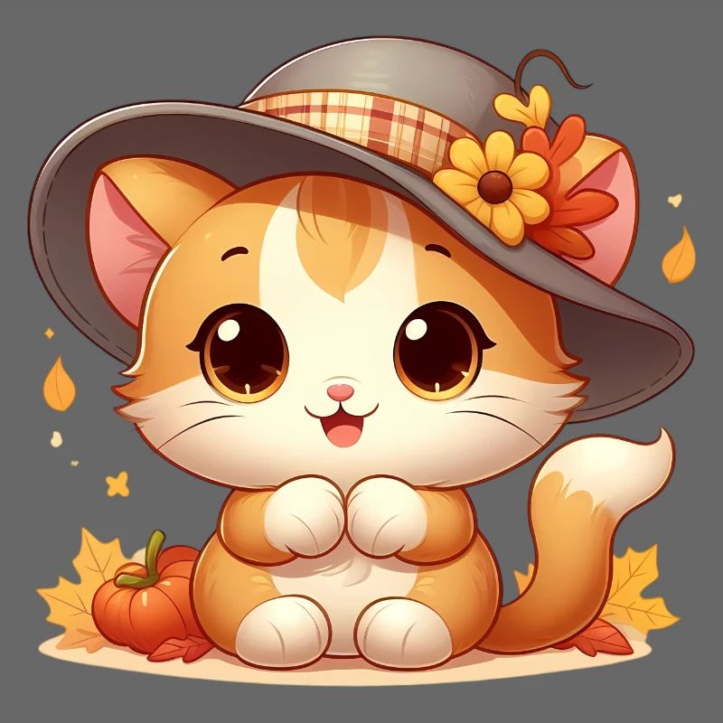 chat automne3
