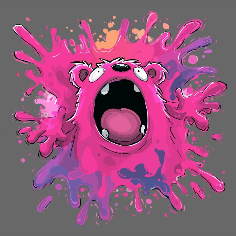 Explosion de couleurs Monster
