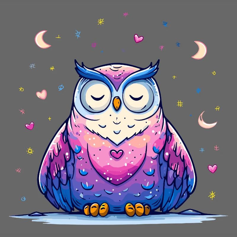 Mondschein Eulenliebe