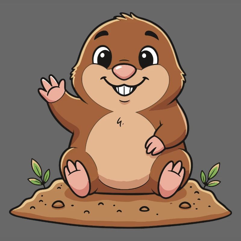 Cheerful Mole