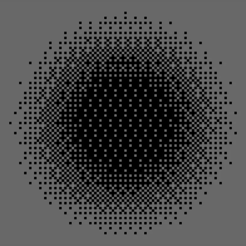Conception du cercle pixelisé
