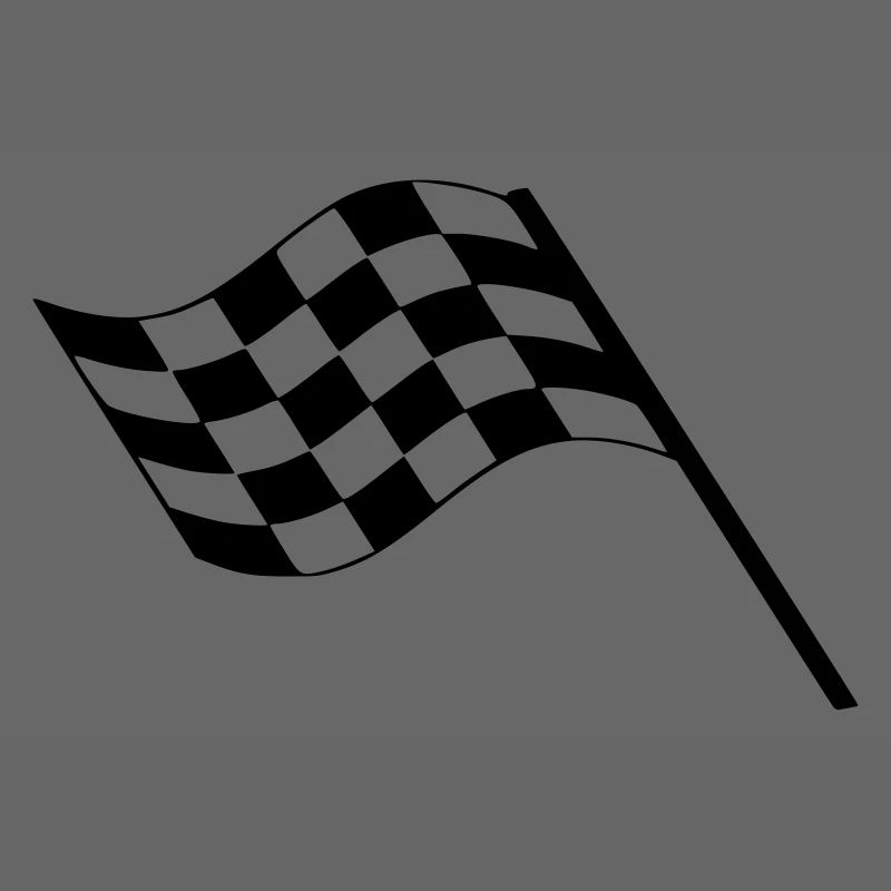 Drapeau Course Cible Voiture